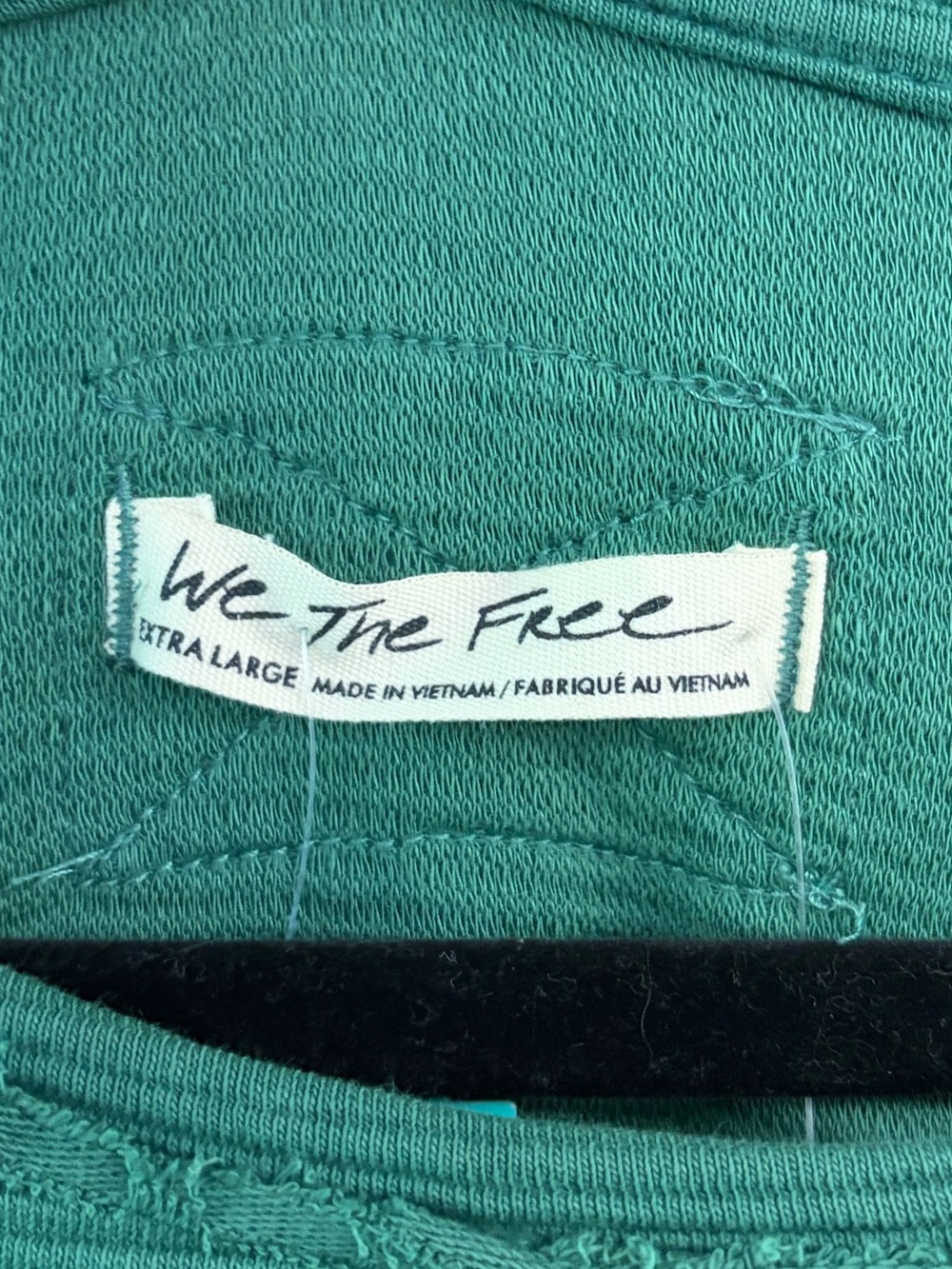 We The Free Total Eclipse Oversized Long Sleeve Tee Pine Forest Size XL NWT - Picture 6 of 10